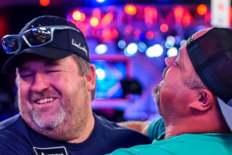 L'inconfondibile sorriso di Chris Moneymaker!