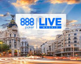 La creatività di 888poker per l'evento a Madrid